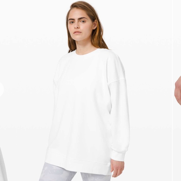 lululemon athletica Tops - Lululemon Perfectly Oversized Crew (Second Release) 0